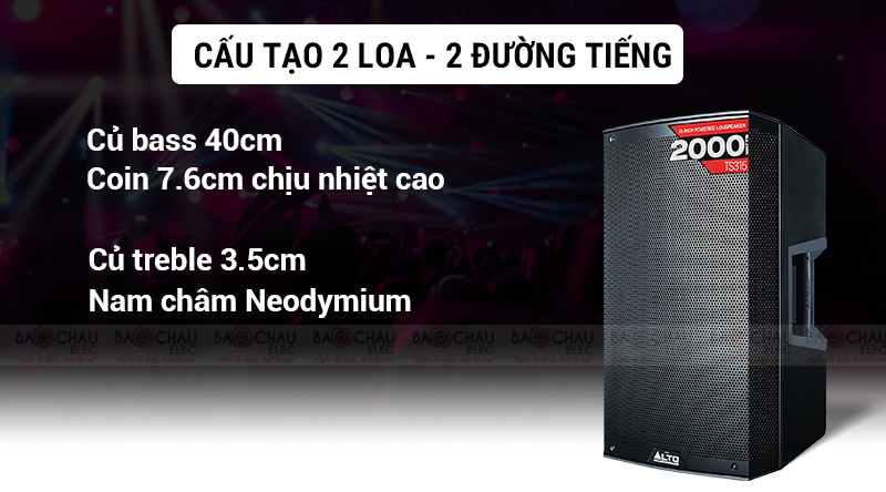 Loa Alto TS315 thiết kế hiện đại