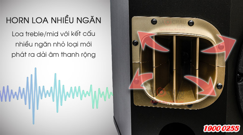 Loa BMB CSV 900 (C) like new có thiết kế Horn loa treble/trung nhiều ngăn