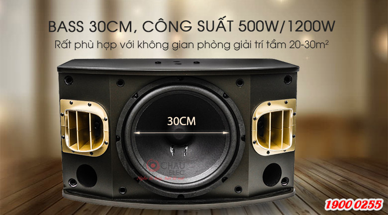Loa BMB CSV 900 (C) like new sở hữu bass 30cm, công suất đạt 500W/1200W