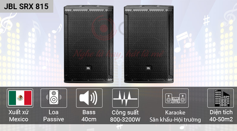 Loa JBL SRX 815 ch&iacute;nh h&atilde;ng gi&aacute; rẻ
