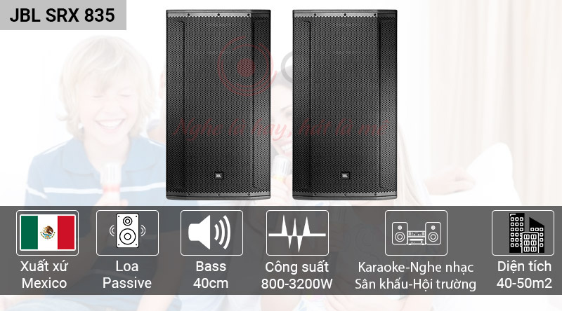 Loa JBL SRX 835 chính hãng giá rẻ