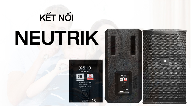 Mặt sau loa JBL XS10