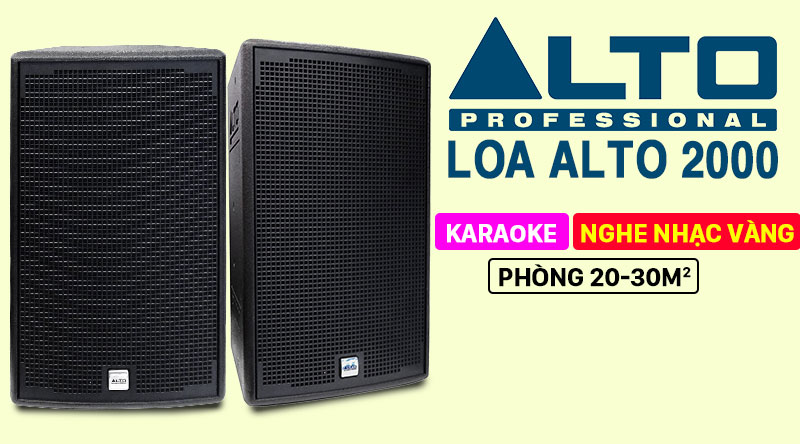 Loa karaoke Alto AT2000 hiện đại, ch&iacute;nh h&atilde;ng, gi&aacute; rẻ