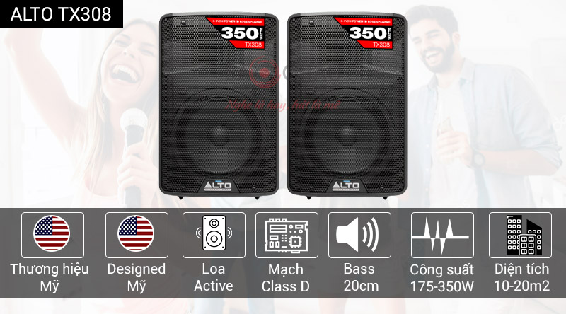 Loa Alto TX308 (active, bass 20cm)