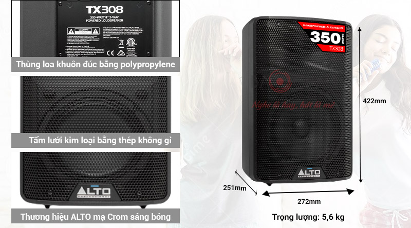 Loa Alto TX308 (active, bass 20cm)