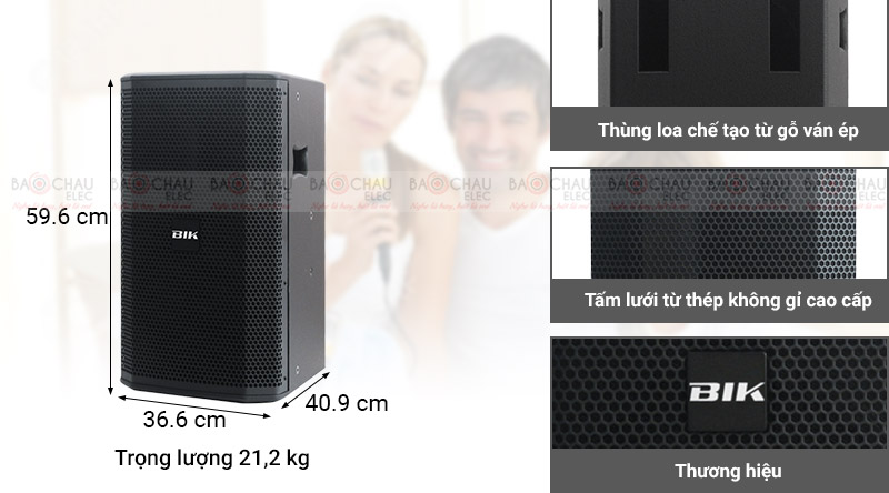 Loa karaoke BIK BSP 412 sang trọng, hiện đại 
