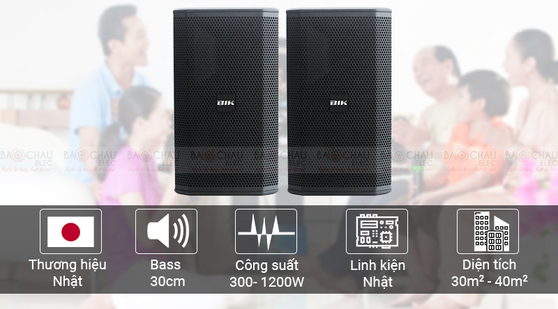 Loa BIK BSP 412 hát karaoke, nghe nhạc cực hay