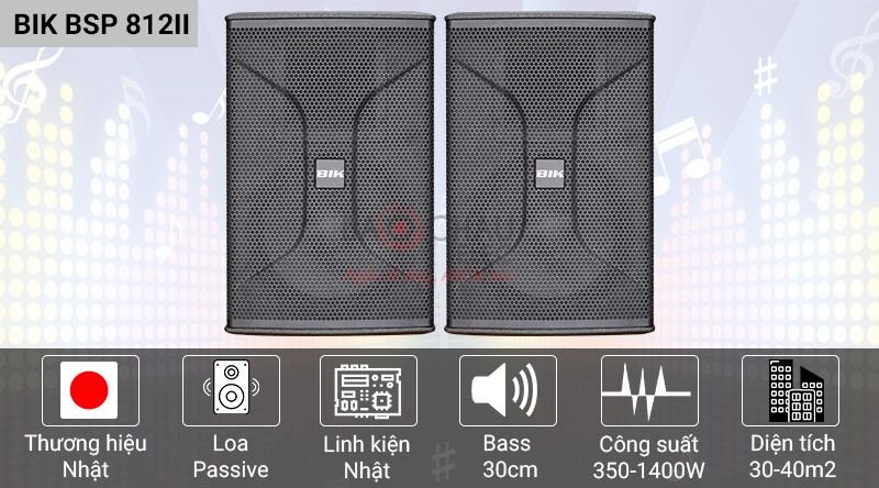Loa BIK BSP 812II