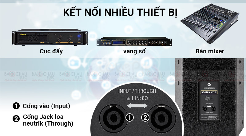 Loa RCF c&oacute; độ tương th&iacute;ch cao, dễ d&agrave;ng phối gh&eacute;p nhiều thiết bị 