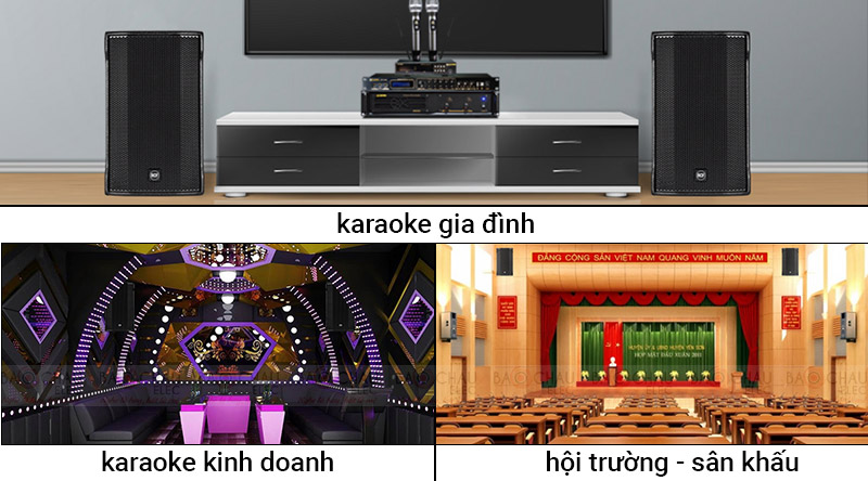 C&ocirc;ng suất loa RCF mạnh mẽ th&iacute;ch hợp với nhiều kh&ocirc;ng gian 