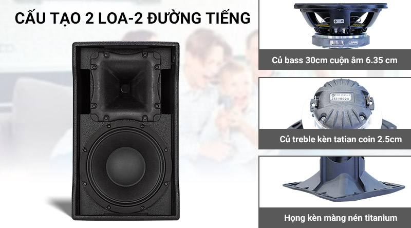 Loa karaoke RCF EMAX 3112 MKII