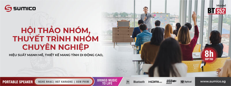 Loa karaoke x&aacute;ch tay Sumico BT-S52