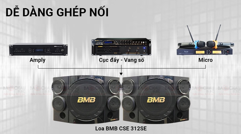 BMB CSE 312SE kết nối dễ dàng