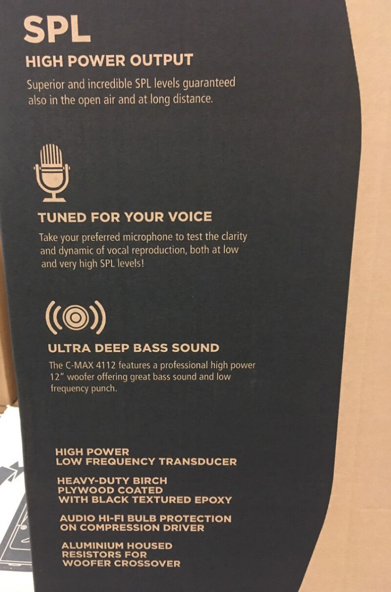 Loa karaoke RCF C MAX 4112