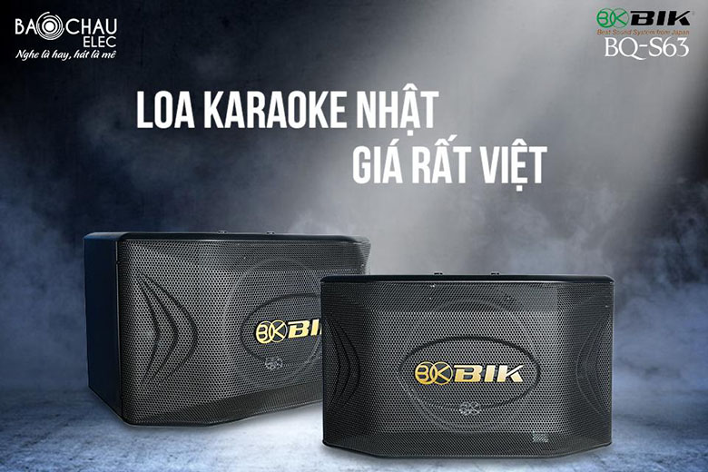 Loa BIK BQ-S63 nguồn gốc xuất xứ Nhật Bản