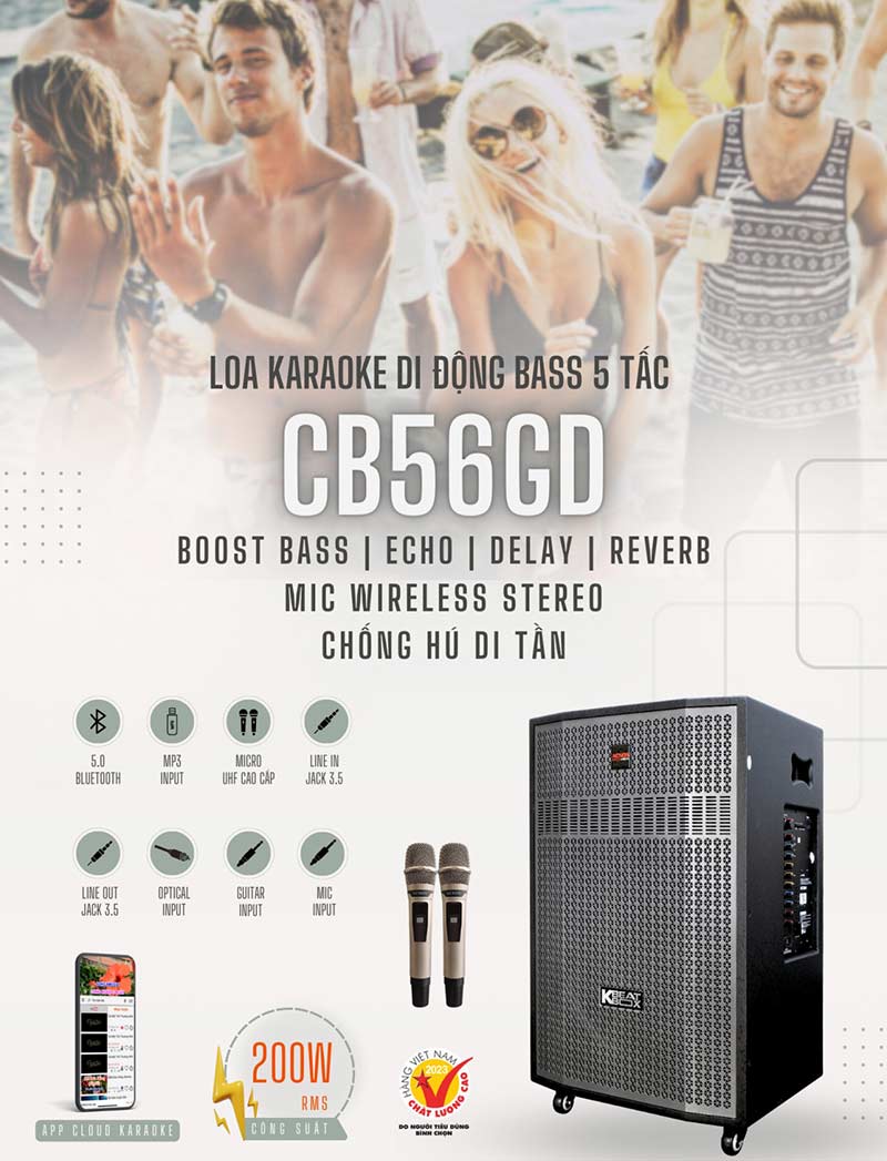 Loa kéo Acnos CB56GD