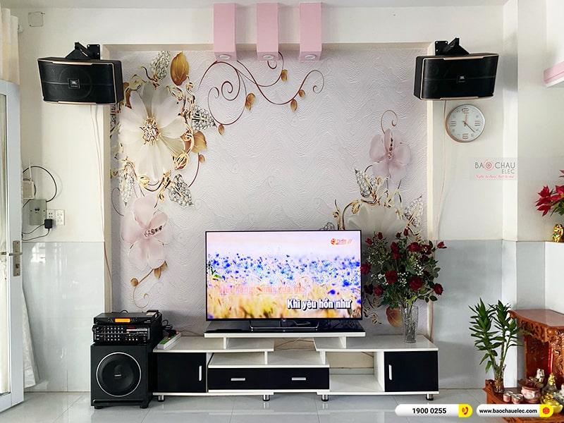 Lắp đặt dàn karaoke trị giá khoảng 30 triệu cho anh Thắng tại TPHCM