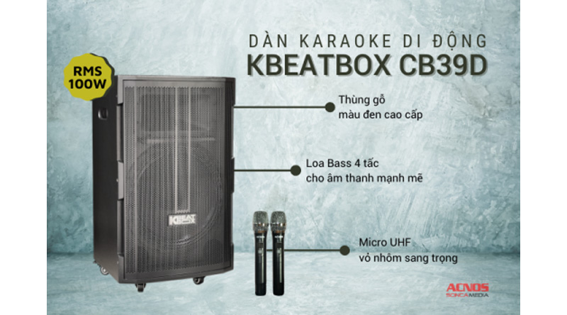 Loa kéo di động ACNOS CB39D 