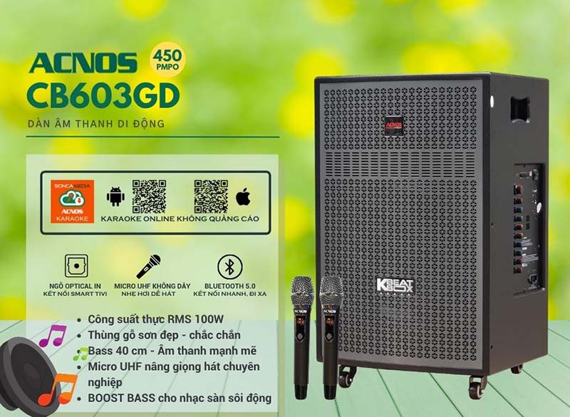 Loa kéo ACNOS CB603GD