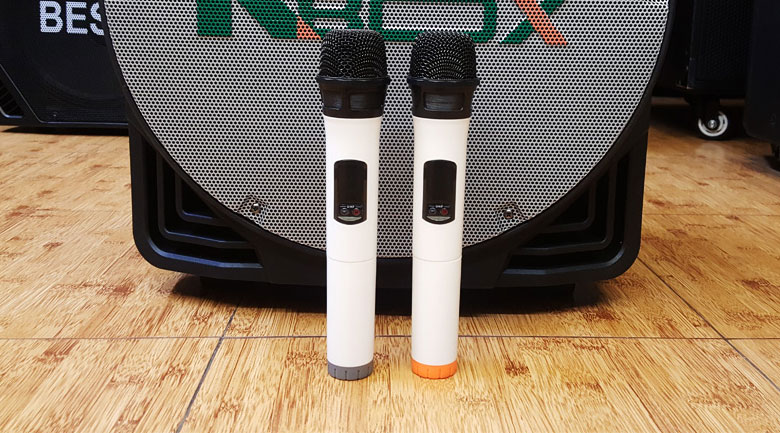 Kết nối loa kéo với micro