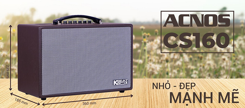 Loa xách tay Acnos CS160 (Bass 16.5cm)
