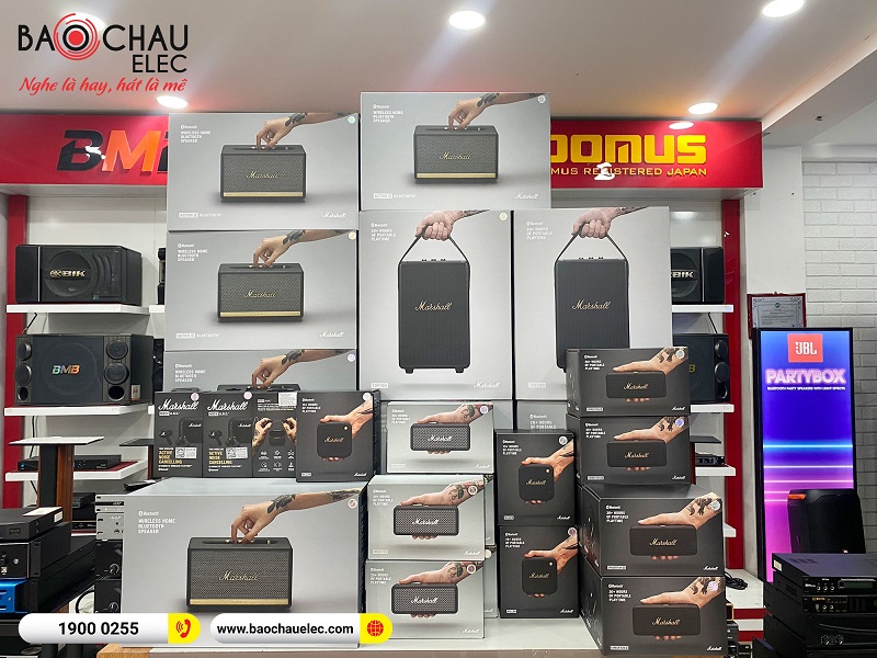 loa marshall ch&iacute;nh h&atilde;ng ash tại bảo ch&acirc;u elec