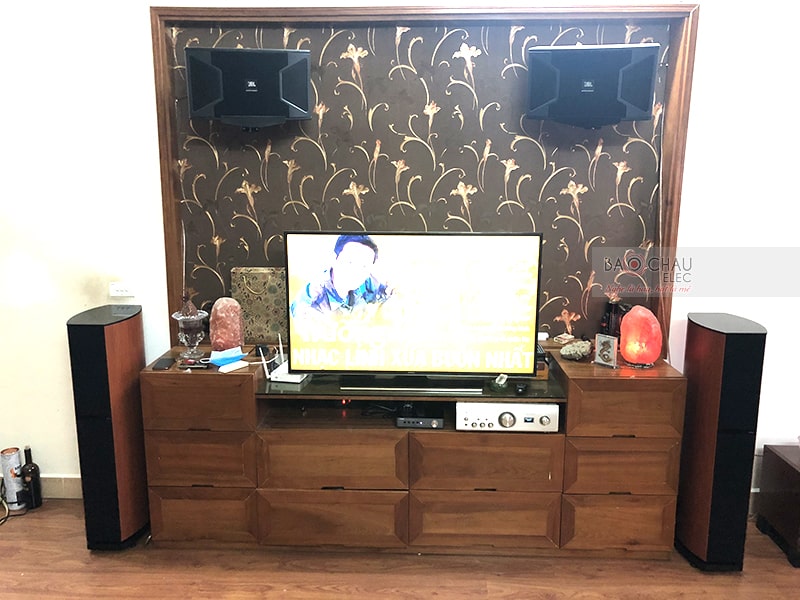 Bộ d&agrave;n nghe nhạc sử dụng cặp loa Jamo D590