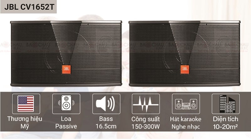 Loa JBL CV1652T âm thanh mạnh mẽ, giá hợp túi tiền
