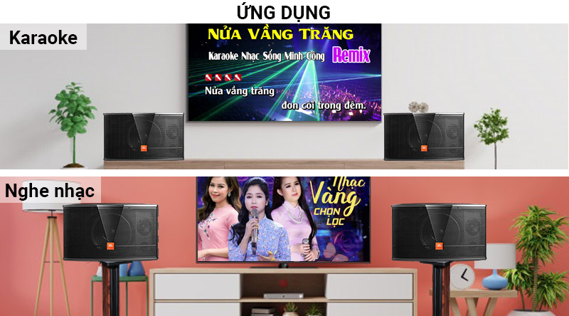 Loa JBL CV1652T ứng dụng nghe nhạc, hát karaoke