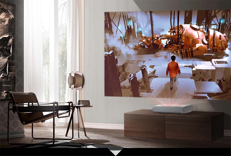 Máy chiếu Samsung LSP9T 4K siêu gần công nghệ cao