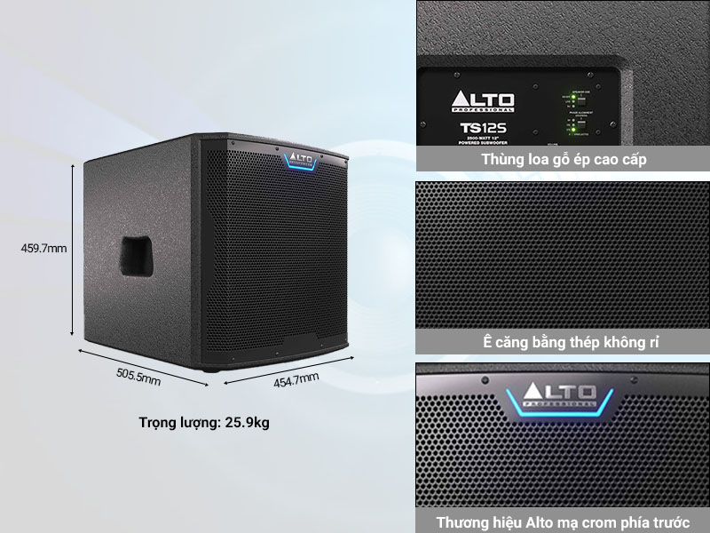 Loa sub điện Alto TS12S