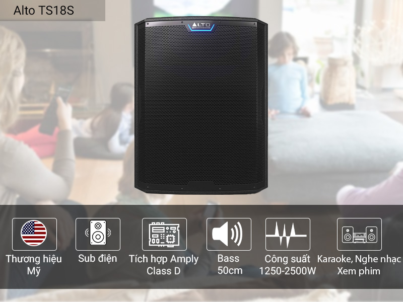 Loa sub điện Alto TS18S