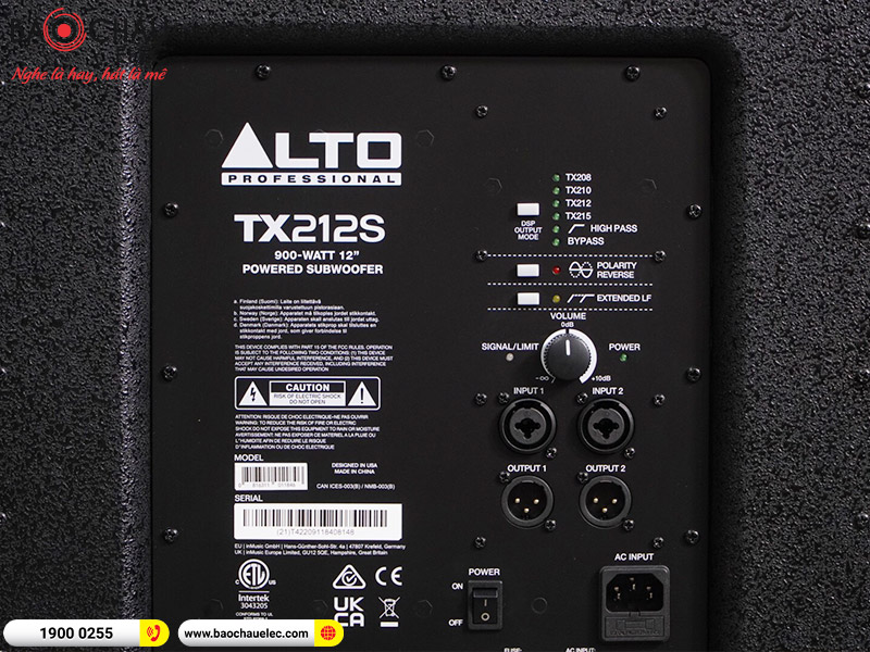 loa sub alto tx212s