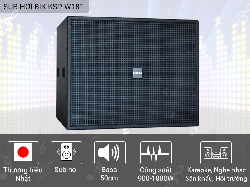 Bộ đ&ocirc;i Loa sub hơi bass 40-50cm mới nhất 2023 của BIK uy lực v&ocirc; địch, hay nhất hiện nay