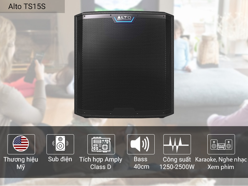 Loa sub điện Alto TS15S