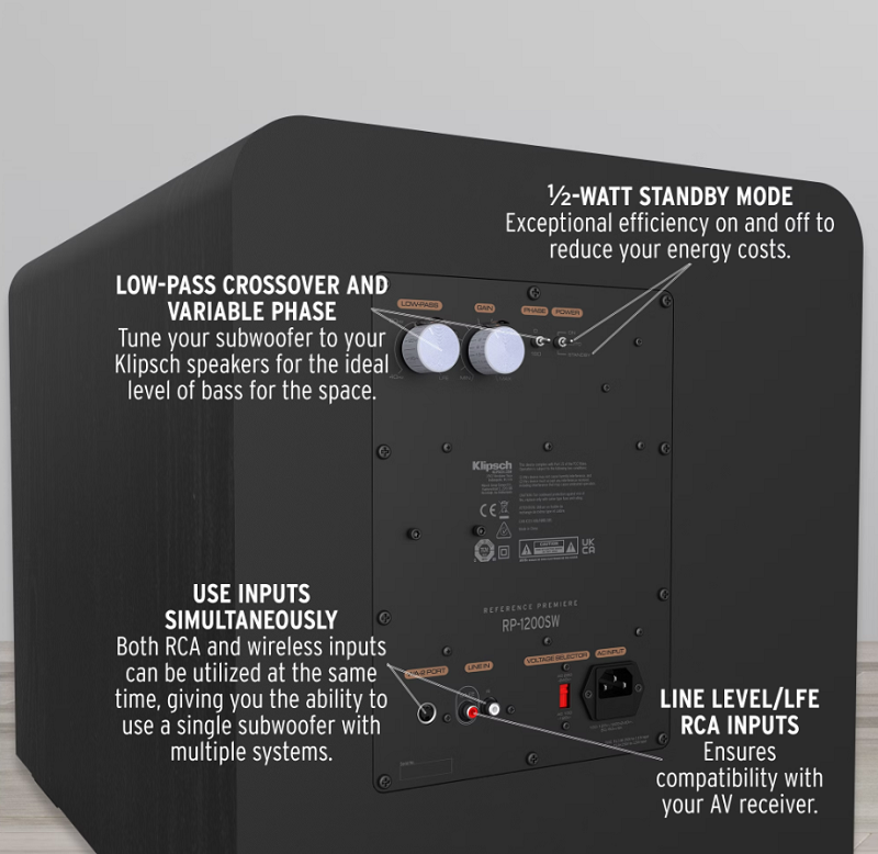 Loa sub Klipsch RP-1200SW