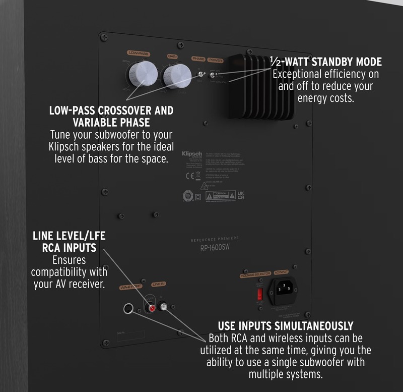 Loa sub Klipsch RP-1600SW