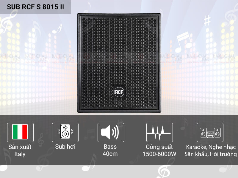 Loa sub hơi RCF S 8015II
