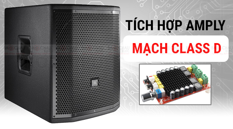 Loa sub JBL PRX 815 XLFW tích hợp amply mạch Class D
