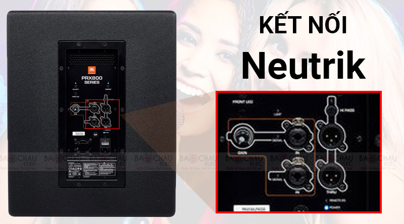 Loa sub JBL PRX 815 XLFW thuận tiện cho việc phối ghép 