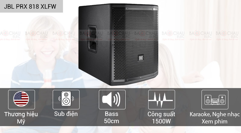 Loa hội trường - sân khấu JBL PRX 818 XLFW chính hãng, giá tốt