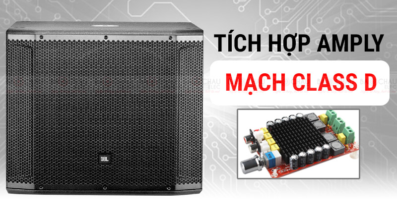 Loa hội trường - sân khấu JBL SRX 818SP tích hợp mạch amply Class D