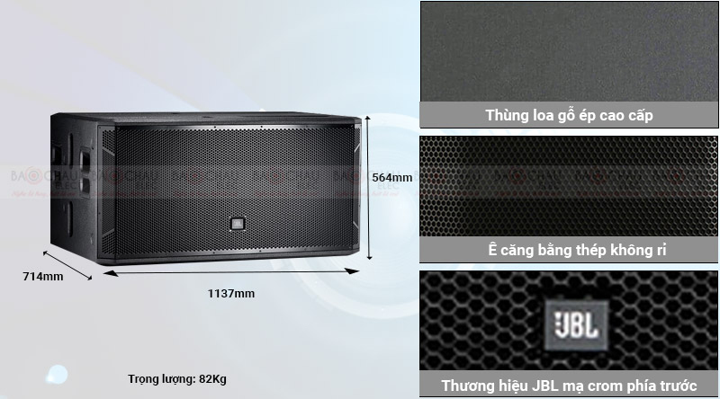 Loa hội trường - sân khấu JBL STX 828S thiết kế đơn giản