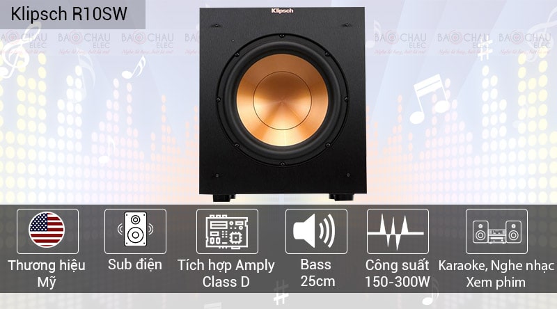 Loa Sub điện Klipsch R10SW