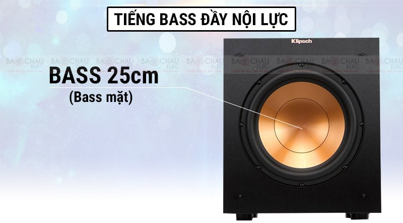 Loa Sub điện Klipsch R10SW củ bass 25 cm