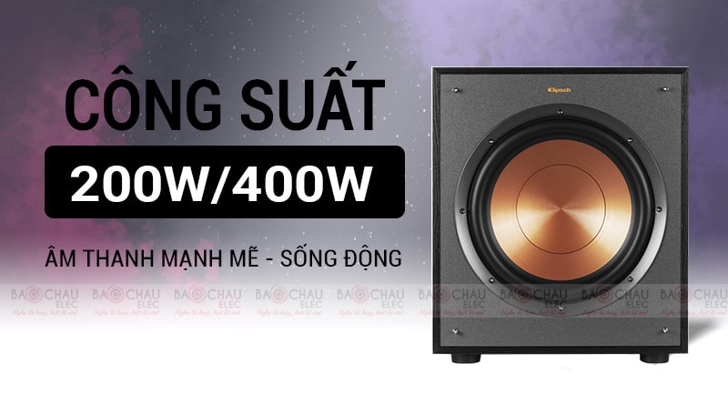 Loa Sub điện Klipsch R110SW công suất mạnh mẽ