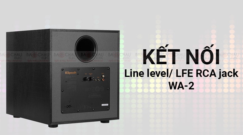Loa sub Klipsch R110SW phối ghép dễ dàng