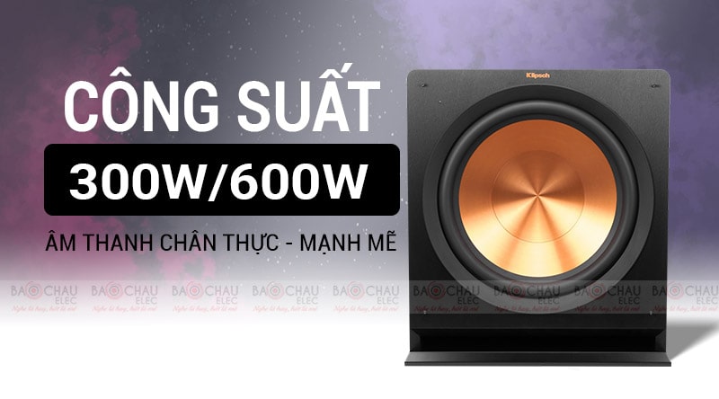 Loa Sub điện Klipsch R112SW công suất 300W/600W