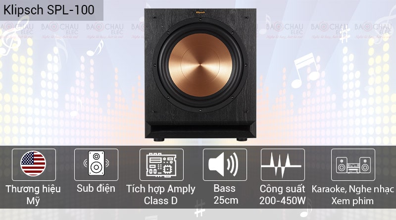 Loa sub Klipsch SPL-100