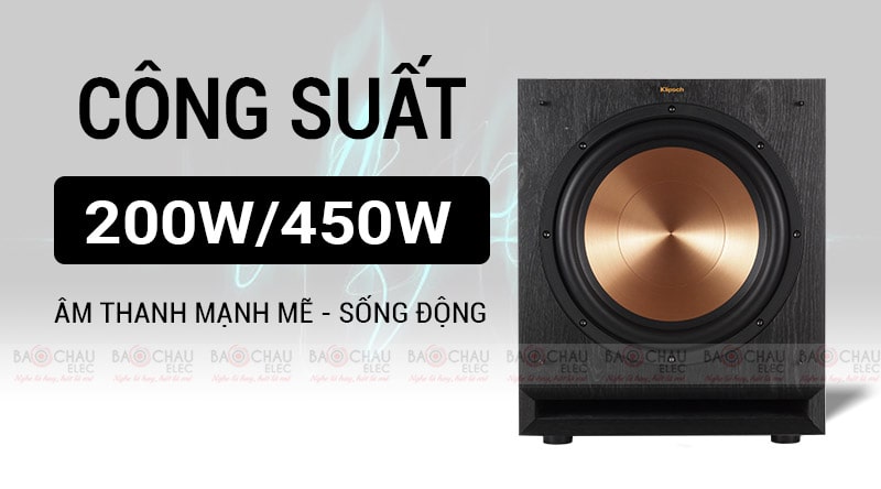 Loa Sub điện Klipsch SPL-100 c&ocirc;ng suất gia đ&igrave;nh